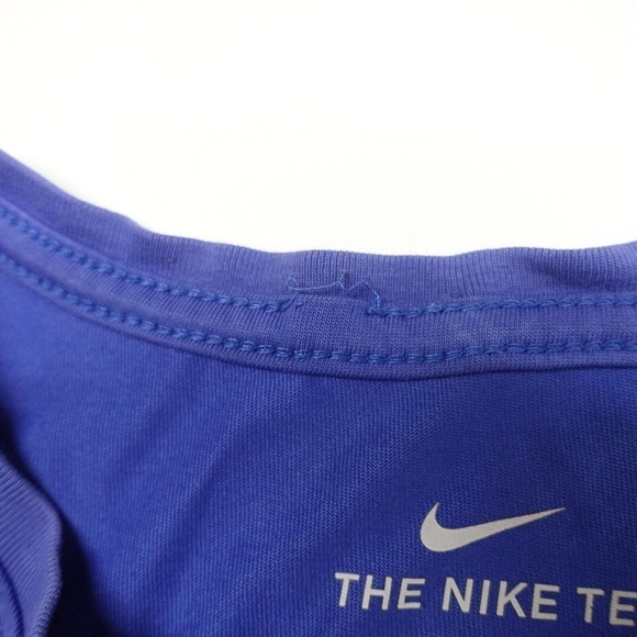 Nike Dri-Fit T-Shirt Men's Size Small Purple Short Sleeve Crew Neck Pullover - Picture 2 of 8